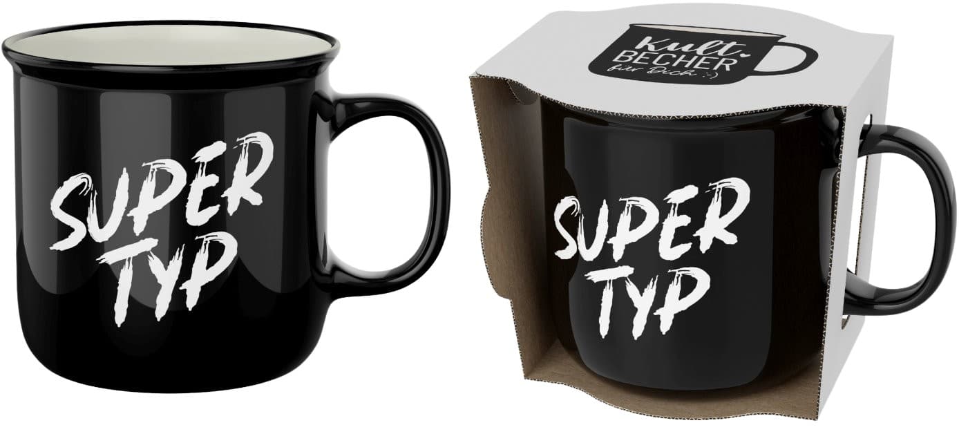 Geschenk für Dich Kultbecher Supertyp 250ml