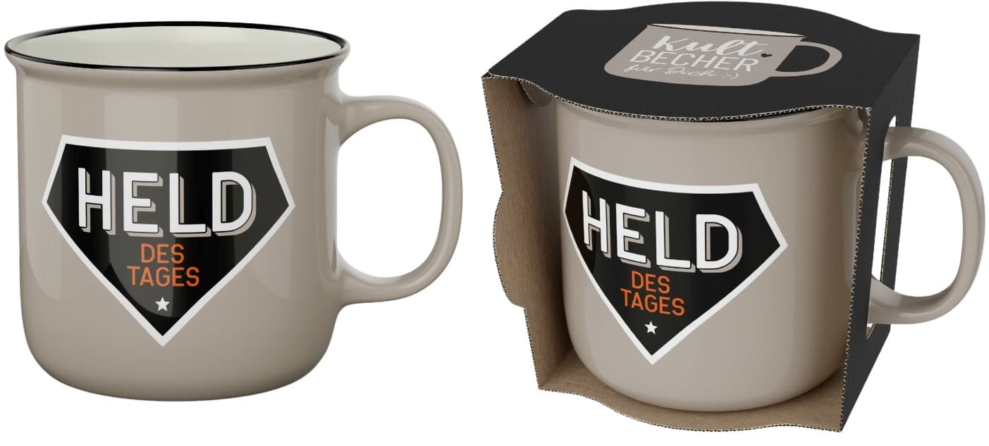 Geschenk für Dich Kultbecher Held 250ml