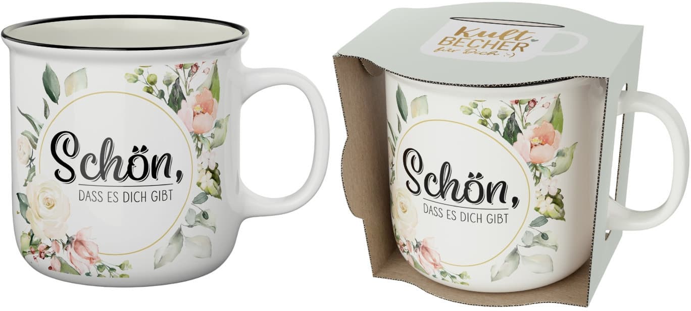 Geschenk für Dich Kultbecher Schön, dass es Dich gibt 250ml