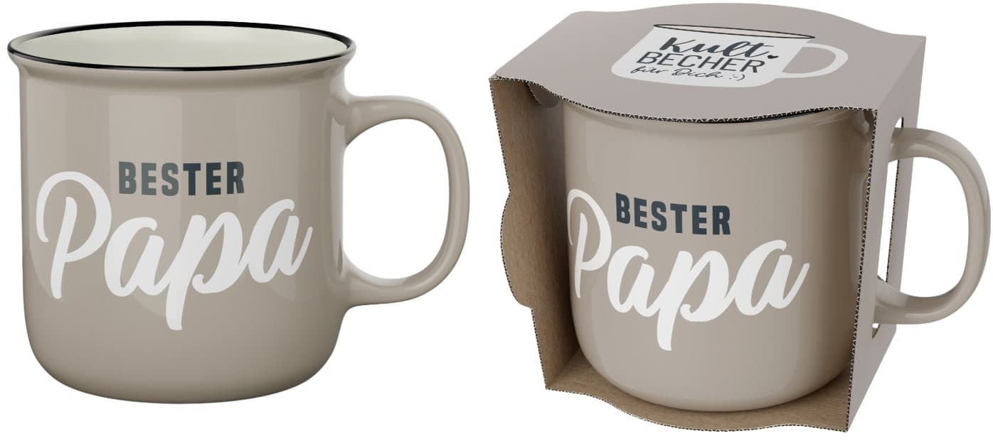 Geschenk für Dich Kultbecher Bester Papa 250ml