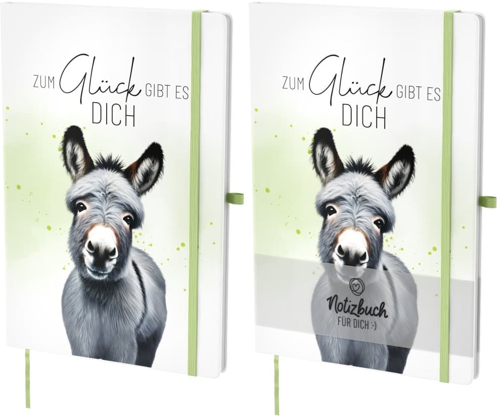 Geschenk für Dich Notizbuch A5 Zum Glück gibt es Dich