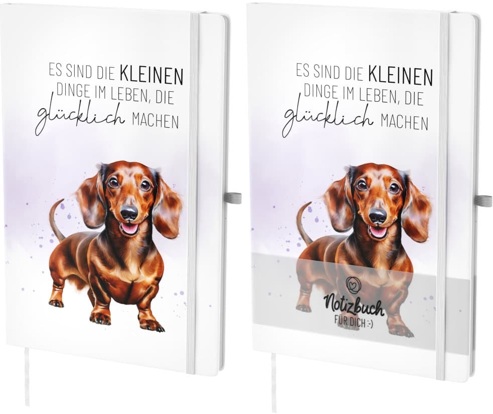 Geschenk für Dich Notizbuch A5 Es sind die kleinen Dinge im Leben, die glücklich machen