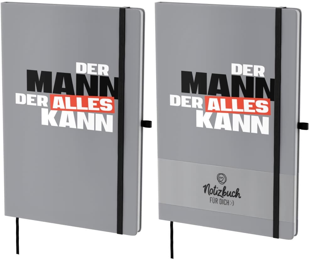 Geschenk für Dich Notizbuch A5 Der Mann der alles kann