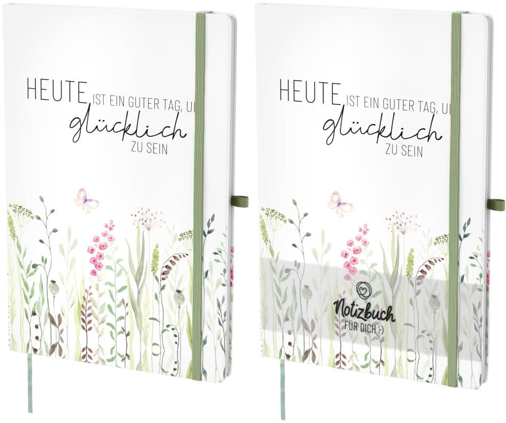 Geschenk für Dich Notizbuch Heute ist ein guter Tag, um glücklich zu sein
