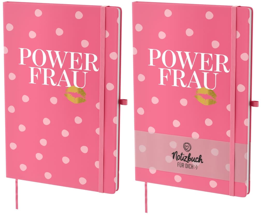 Geschenk für Dich Notizbuch A5 Power Frau