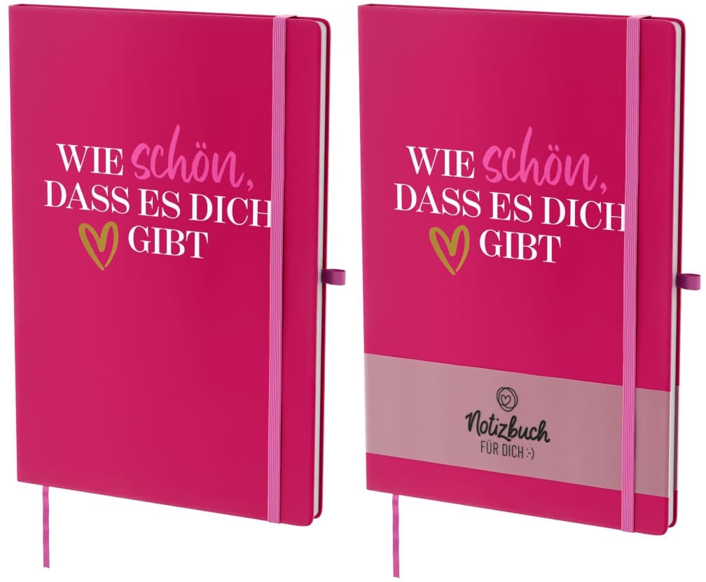 Geschenk für Dich Notizbuch A5 Wie schön, dass es Dich gibt