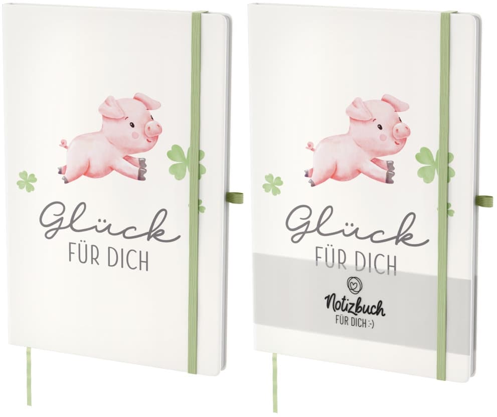Geschenk für Dich Notizbuch A5 Glück für Dich