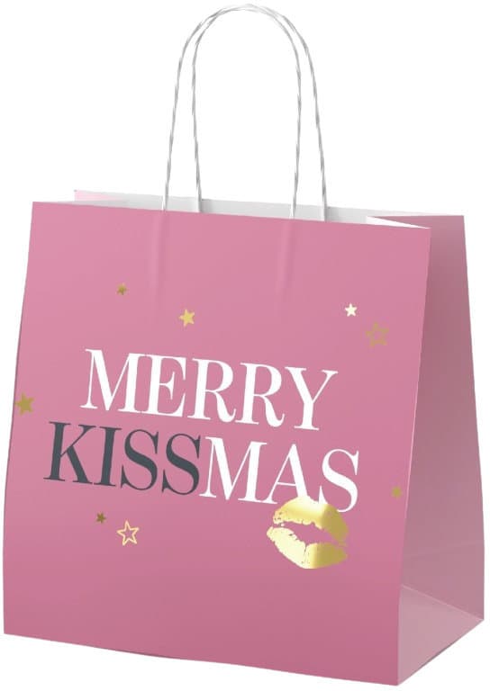 Geschenk für Dich Mini Geschenktüte Merry Kissmas