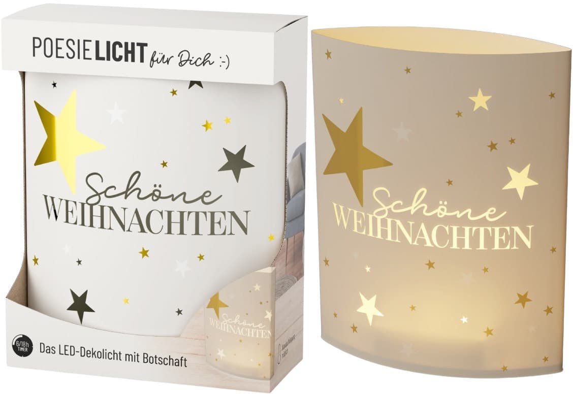 Geschenk für Dich Poesielicht Schöne Weihnachten