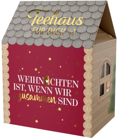 Geschenk für Dich Teehaus Weihnachten ist, wenn wir zusammen sind
