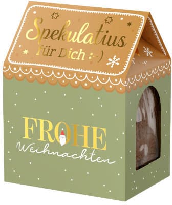 Geschenk für Dich Spekulatius Frohe Weihnachten