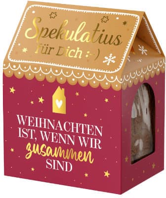 Geschenk für Dich Spekulatius Weihnachten ist, wenn wir zusammen sind