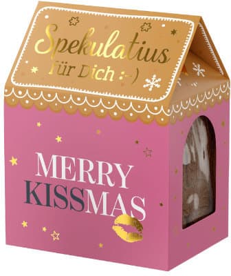 Geschenk für Dich Spekulatius Merry Kissmas