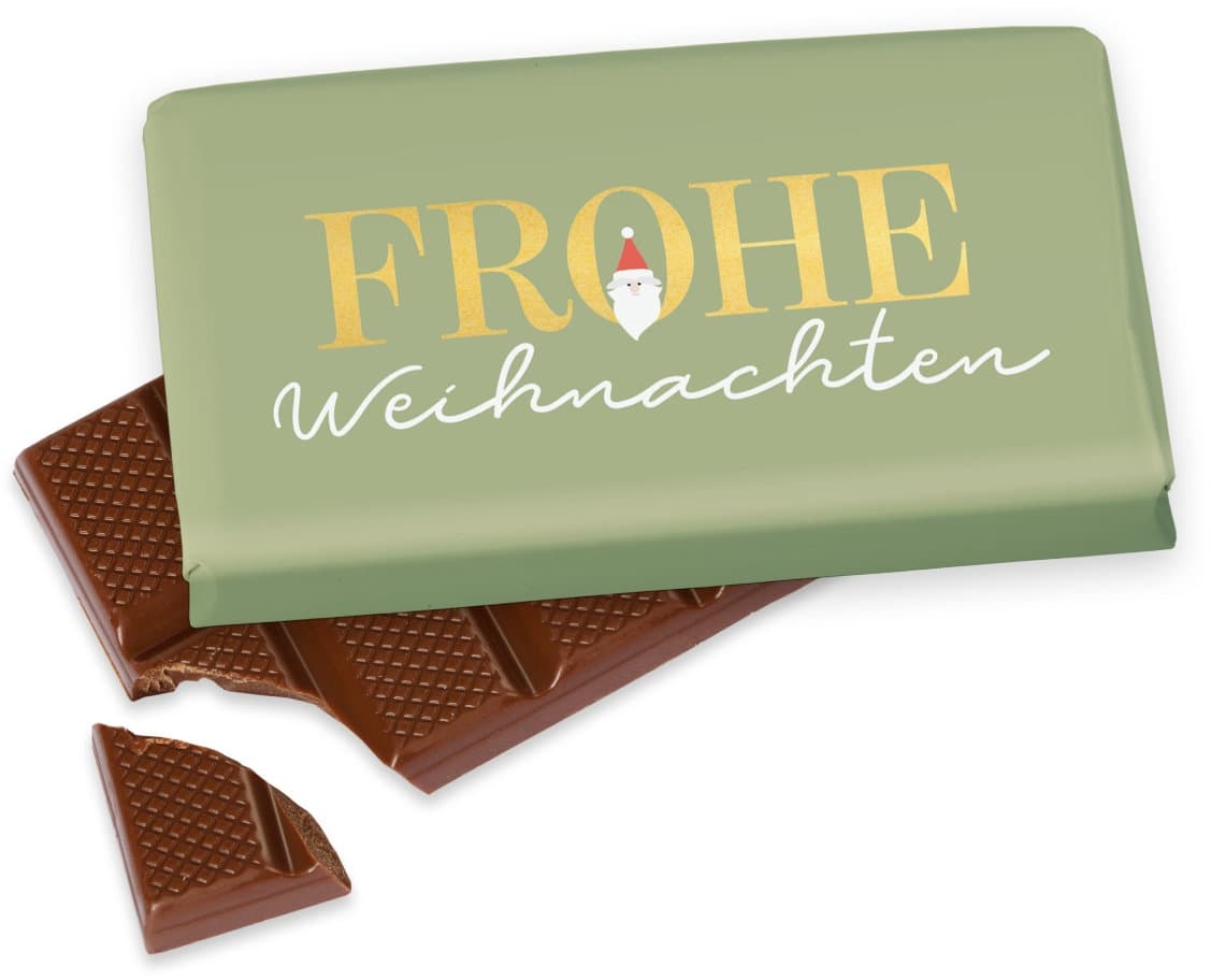 Geschenk für Dich Schokolade Frohe Weihnachten