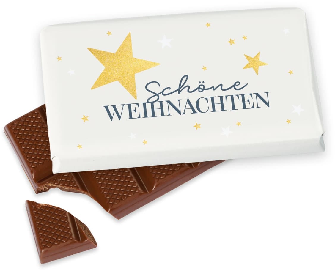 Geschenk für Dich Schokolade Schöne Weihnachten