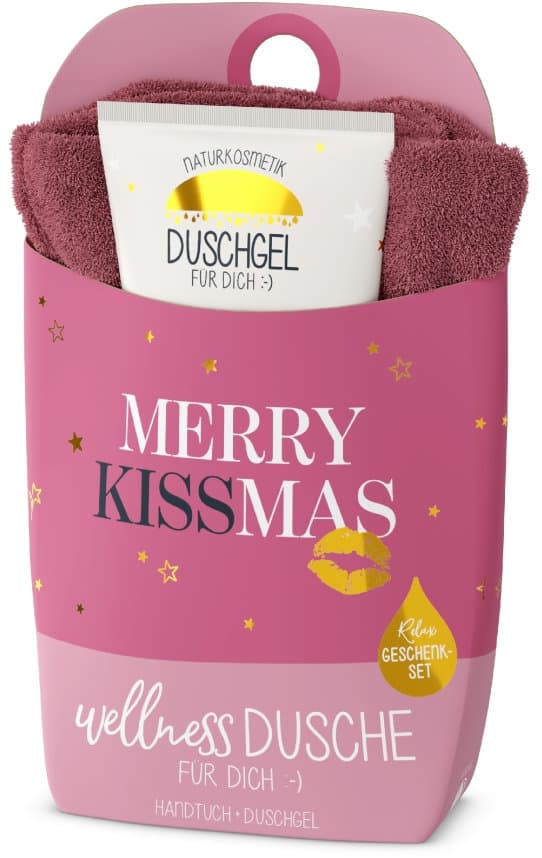 Geschenk für Dich Wellnessdusche Merry Kissmas