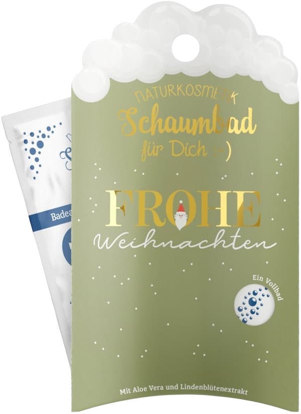Geschenk für Dich Schaumbad Frohe Weihnachten
