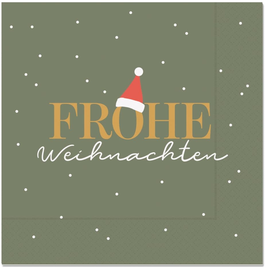 Geschenk für Dich Servietten Frohe Weihnachten 33x33cm
