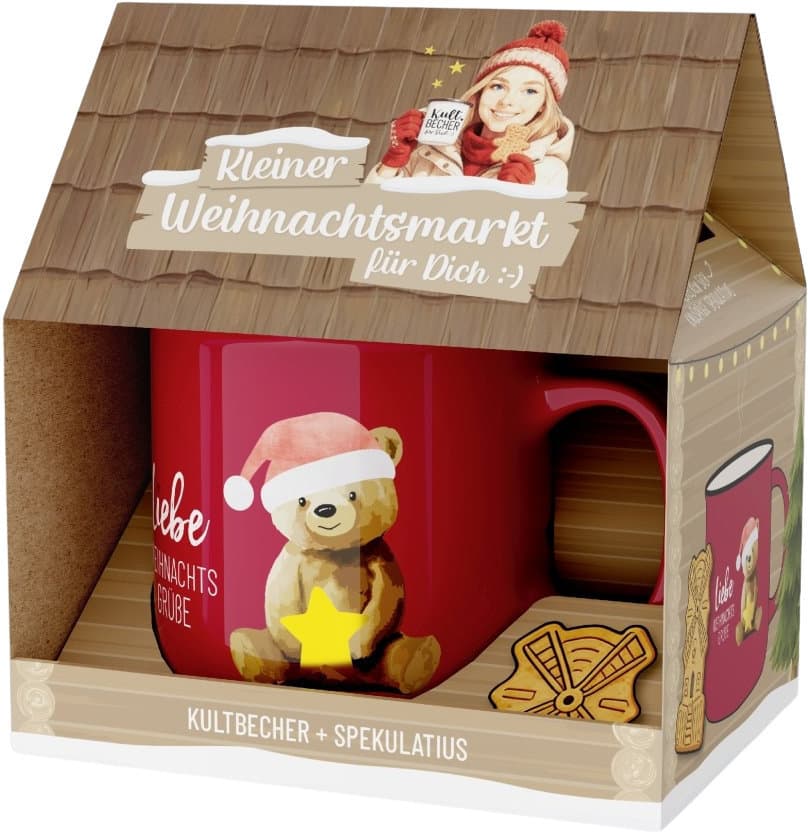 Geschenk für Dich Kleiner Weihnachtsmarkt Liebe Weihnachtsgrüße