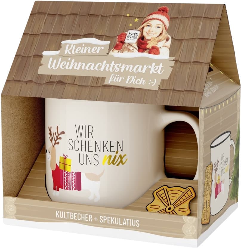 Geschenk für Dich Kleiner Weihnachtsmarkt Wir schenken uns nix