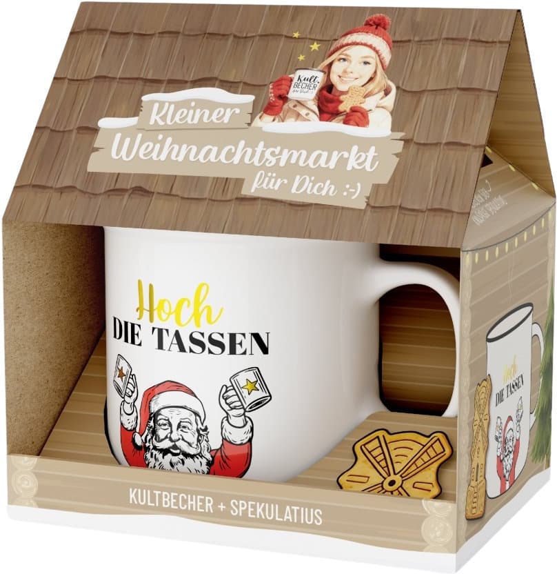 Geschenk für Dich Kleiner Weihnachtsmarkt Hoch die Tassen