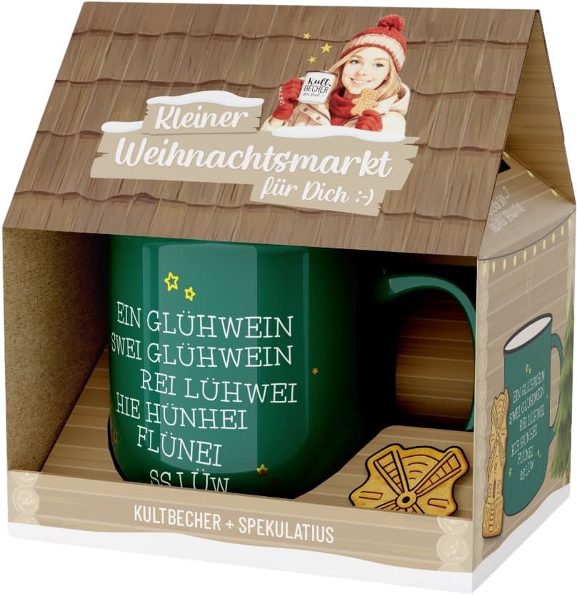 Geschenk für Dich Kleiner Weihnachtsmarkt Glühwein
