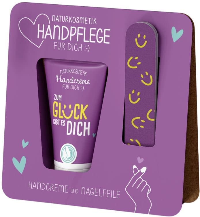 Geschenk für Dich Handpflege Zum Glück gibt es Dich