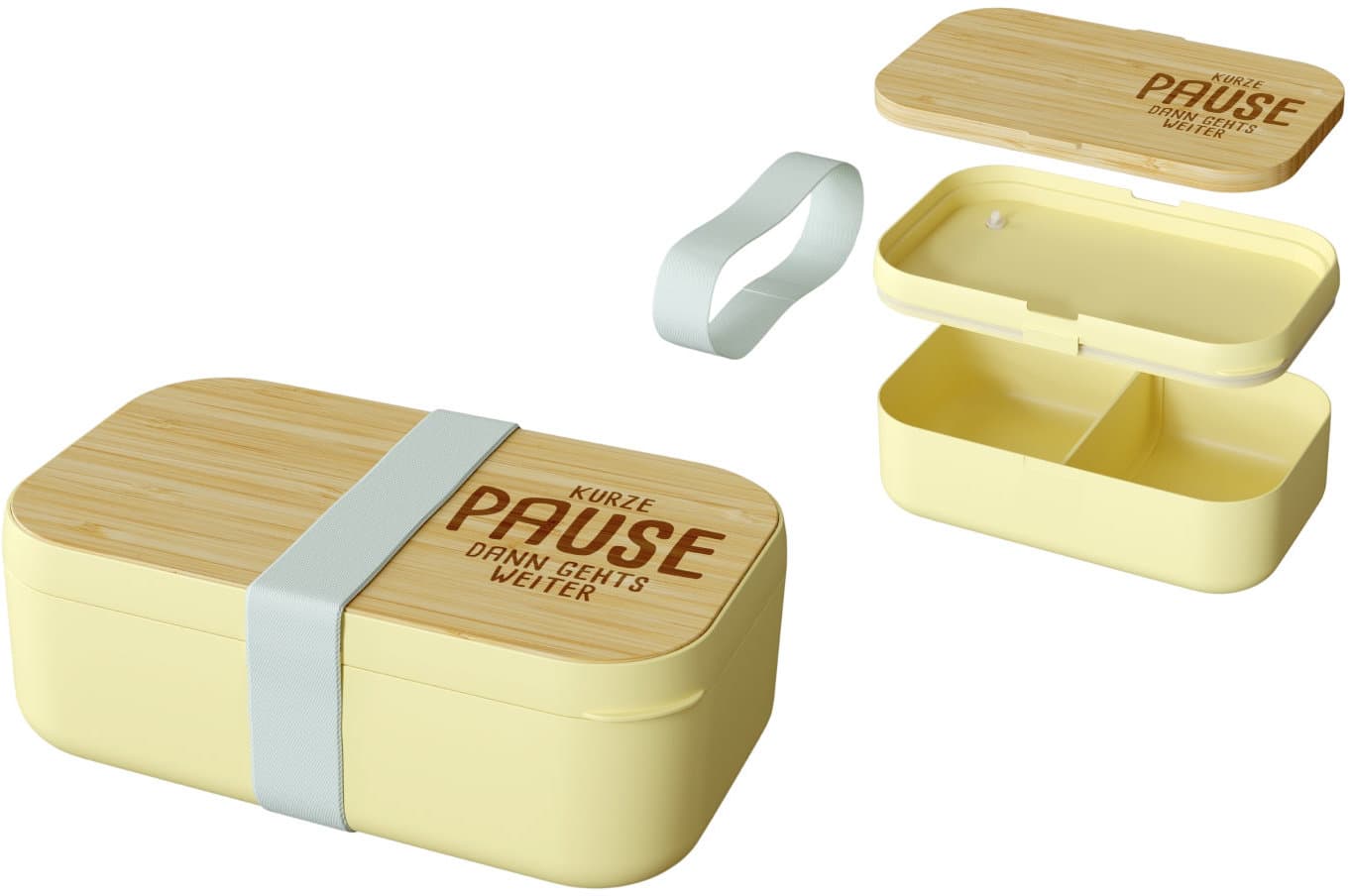 Geschenk für Dich Brotdose Kurze Pause, dann geht's weiter 970ml