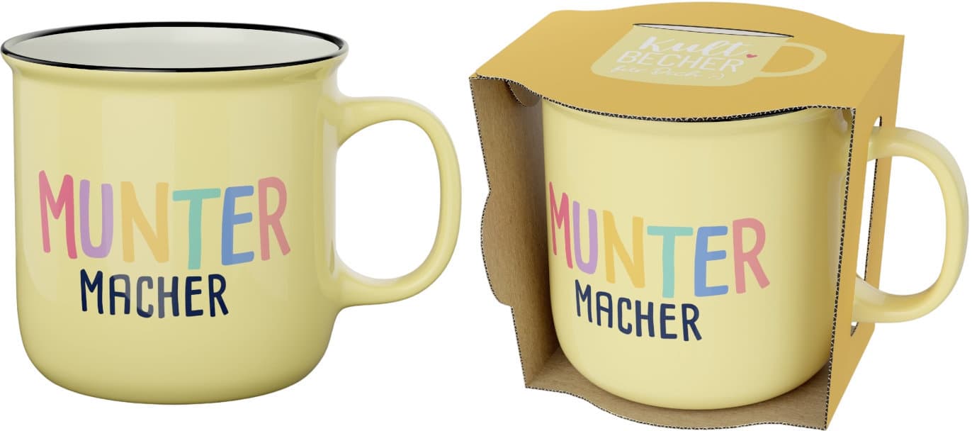 Geschenk für Dich Kultbecher Muntermacher 250ml