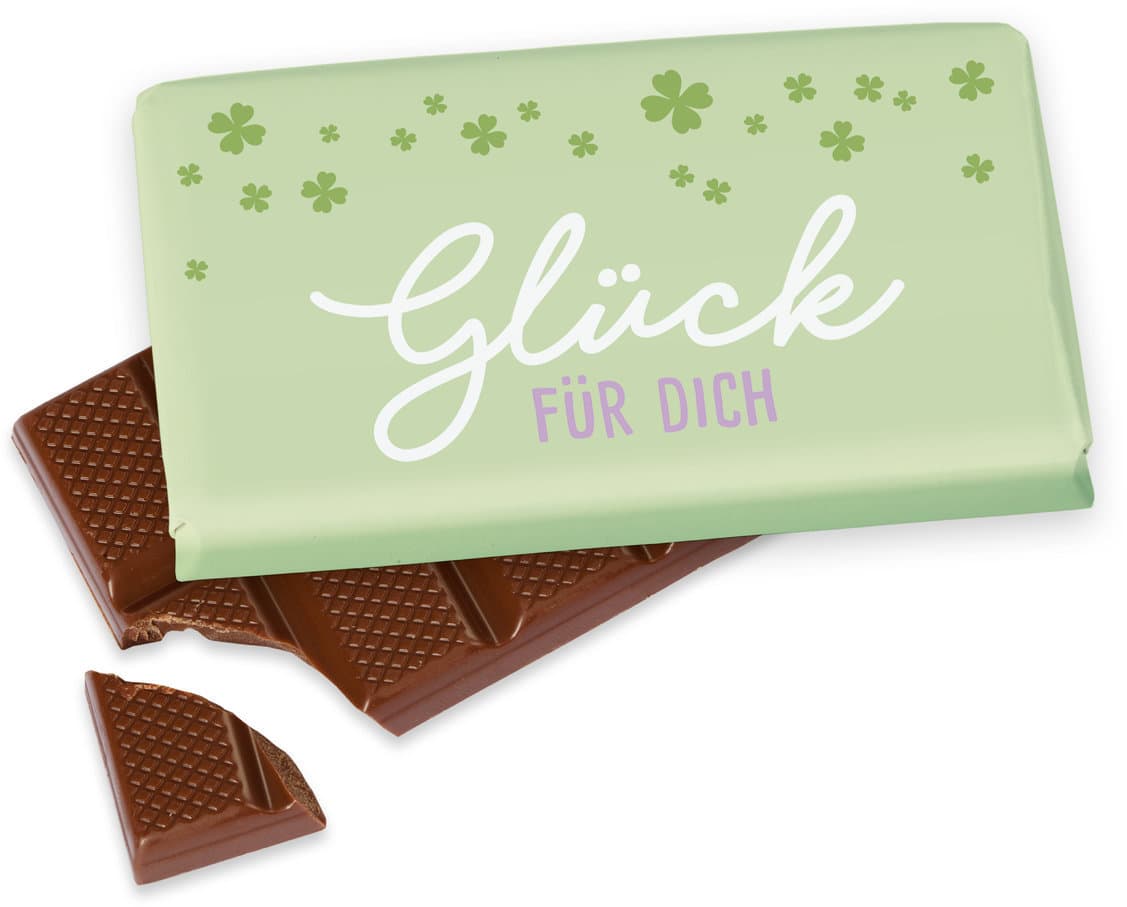 Geschenk für Dich Schokolade Glück für Dich