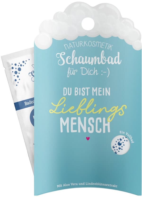 Geschenk für Dich Schaumbad Du bist mein Lieblingsmensch