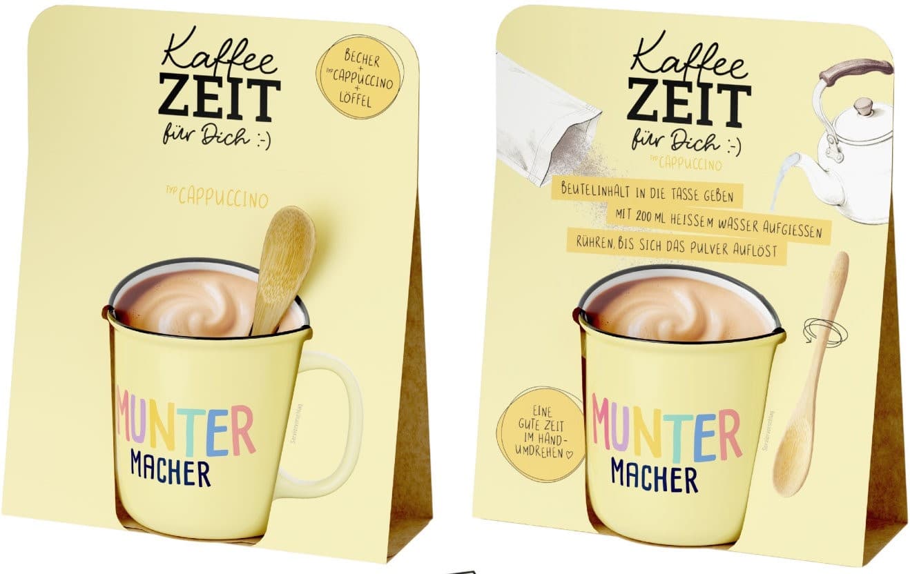 Geschenk für Dich Kaffeezeit Muntermacher