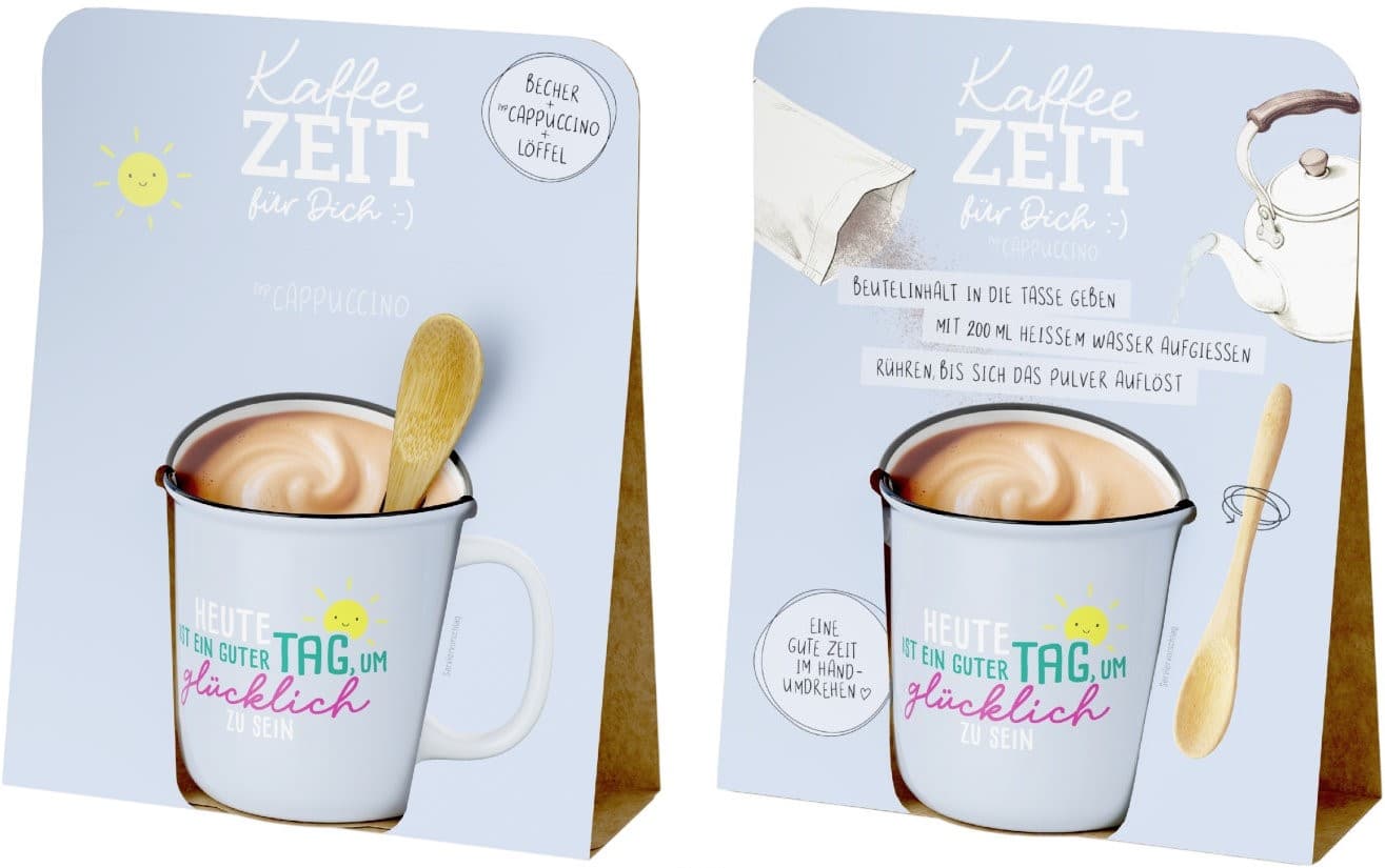 Geschenk für Dich Kaffeezeit Heute ist ein guter Tag, um glücklich zu sein