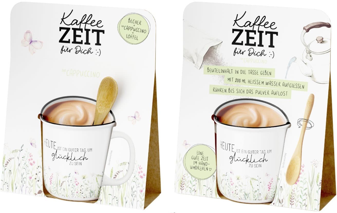 Geschenk für Dich Kaffeezeit Heute ist ein guter Tag, um glücklich zu sein