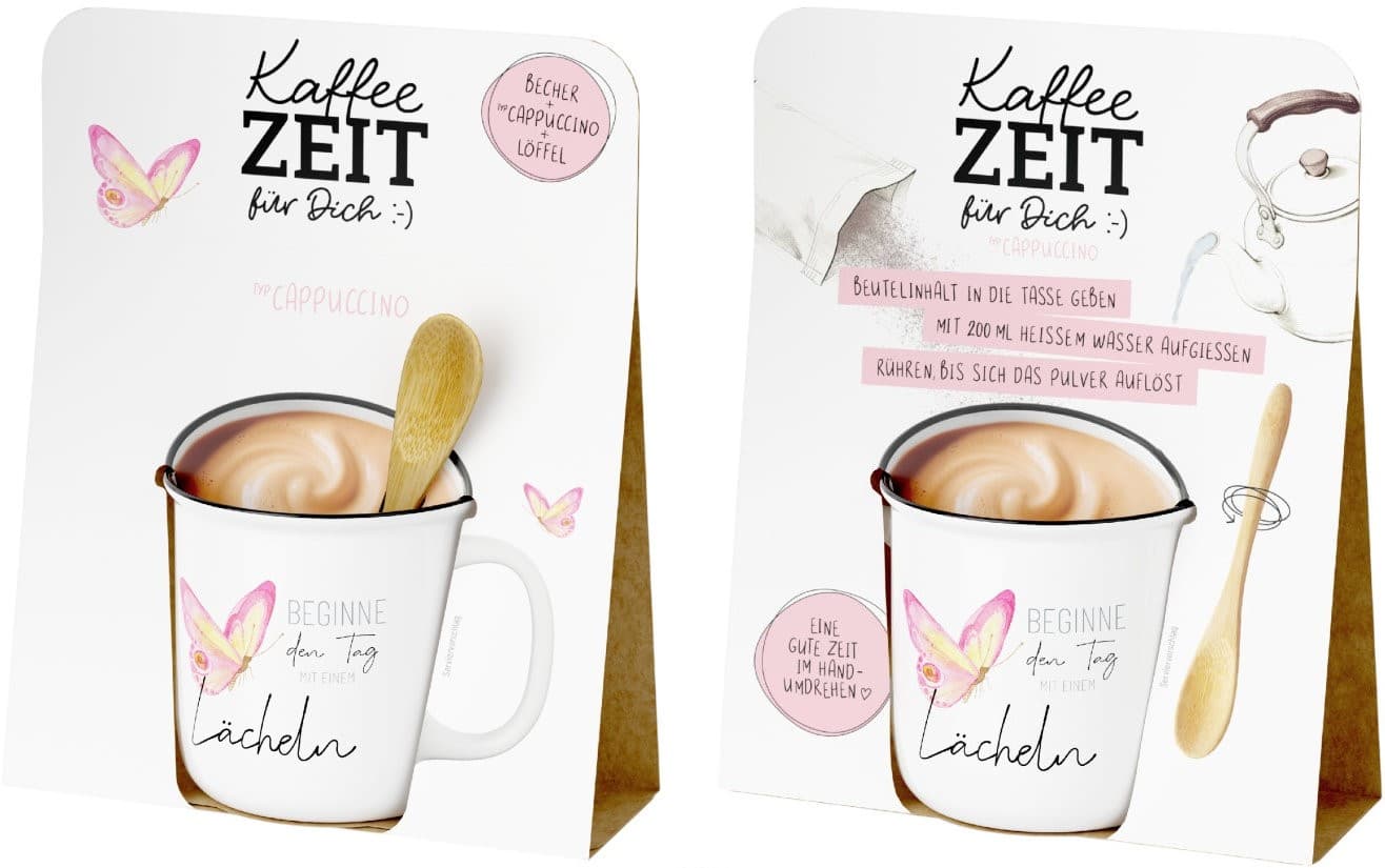 Geschenk für Dich Kaffeezeit Beginne den Tag mit einem lächeln