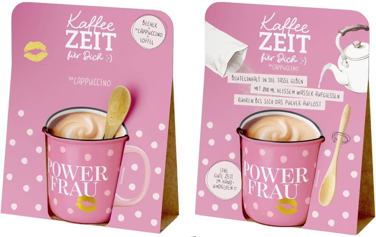 Geschenk für Dich Kaffeezeit Powerfrau
