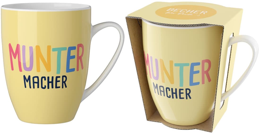 Geschenk für Dich Becher Muntermacher 250ml