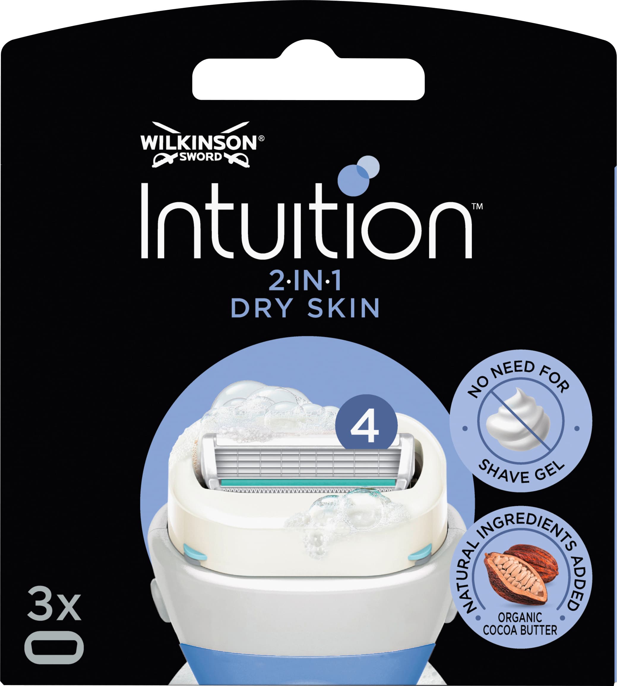 WILKINSON SWORD Sword Intuition Britvice za suhu kožu