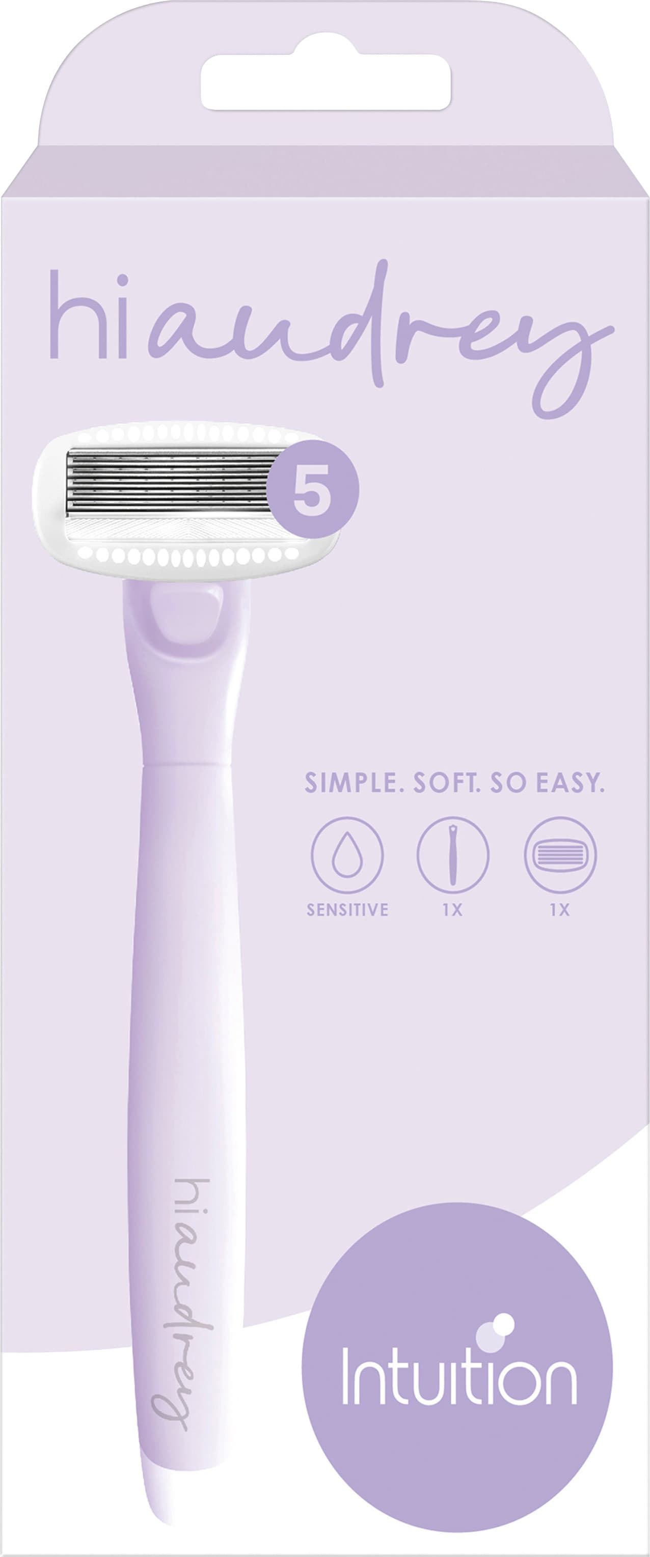 Intuition hiAUDREY Rasierapparat light purple mit 1 Klinge