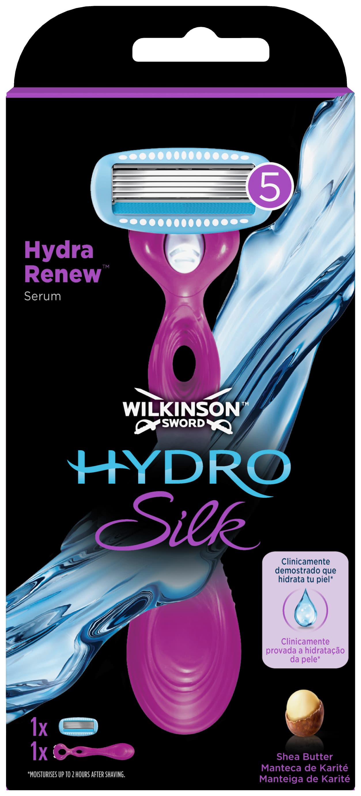 Holiaci strojček WILKINSON SWORD Hydro Silk s 1 čepeľou