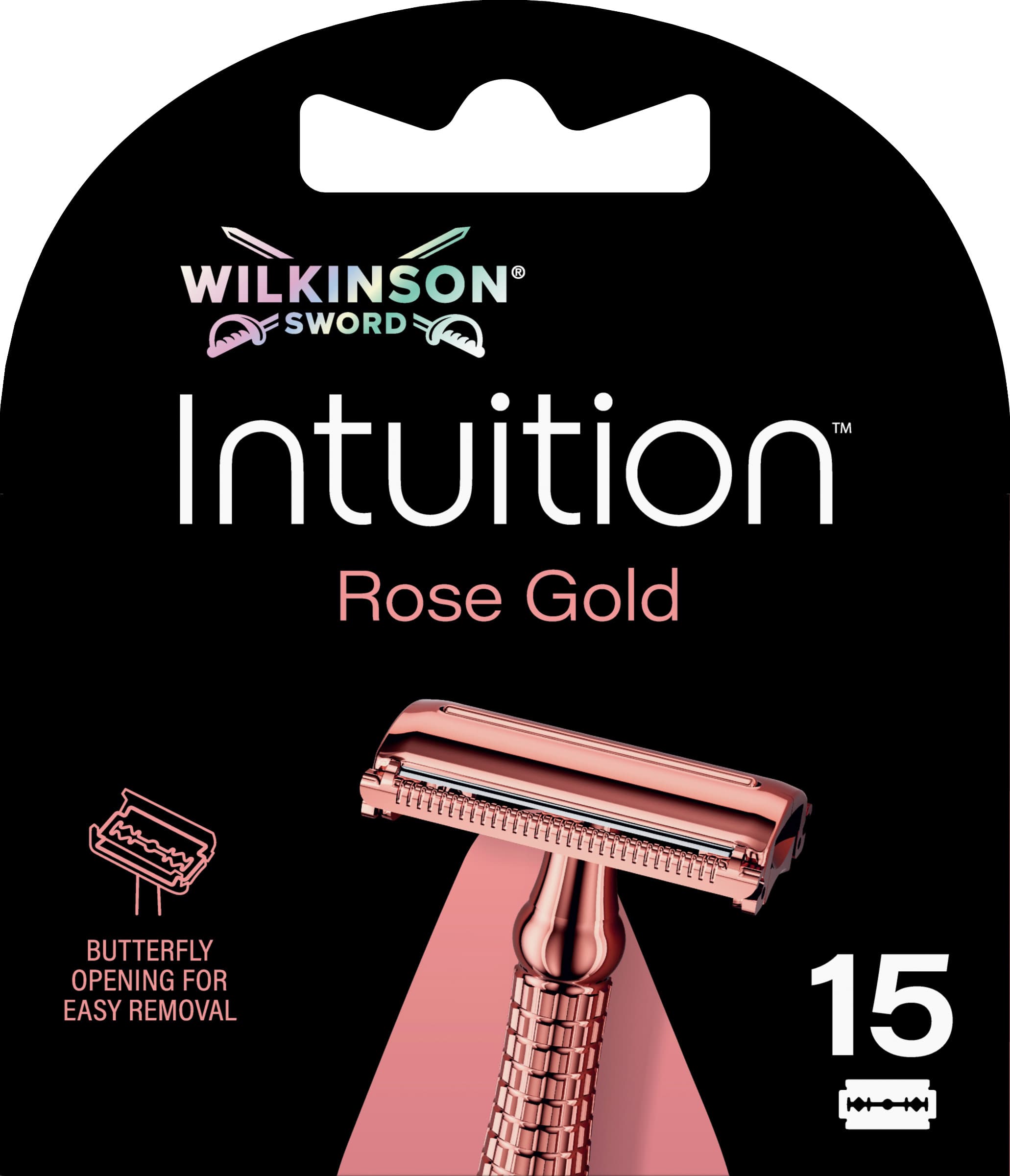 WILKINSON SWORD Intuition Rose Gold Rasierklingen 15er Packung