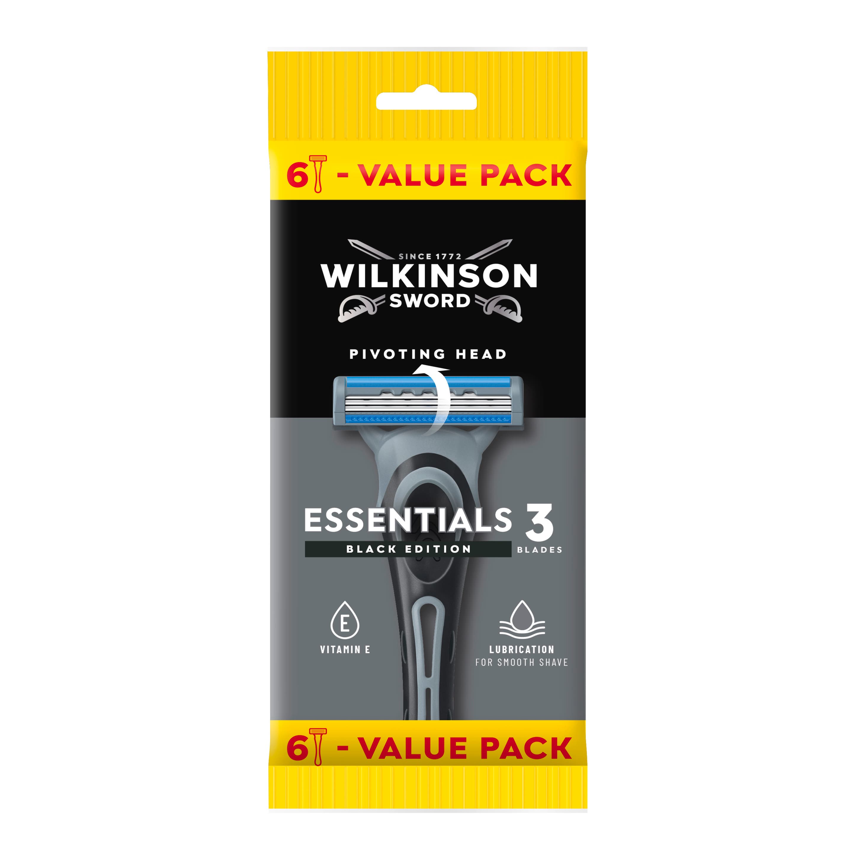 Wilkinson Sword Rasierer Essentials 3 Black Edition