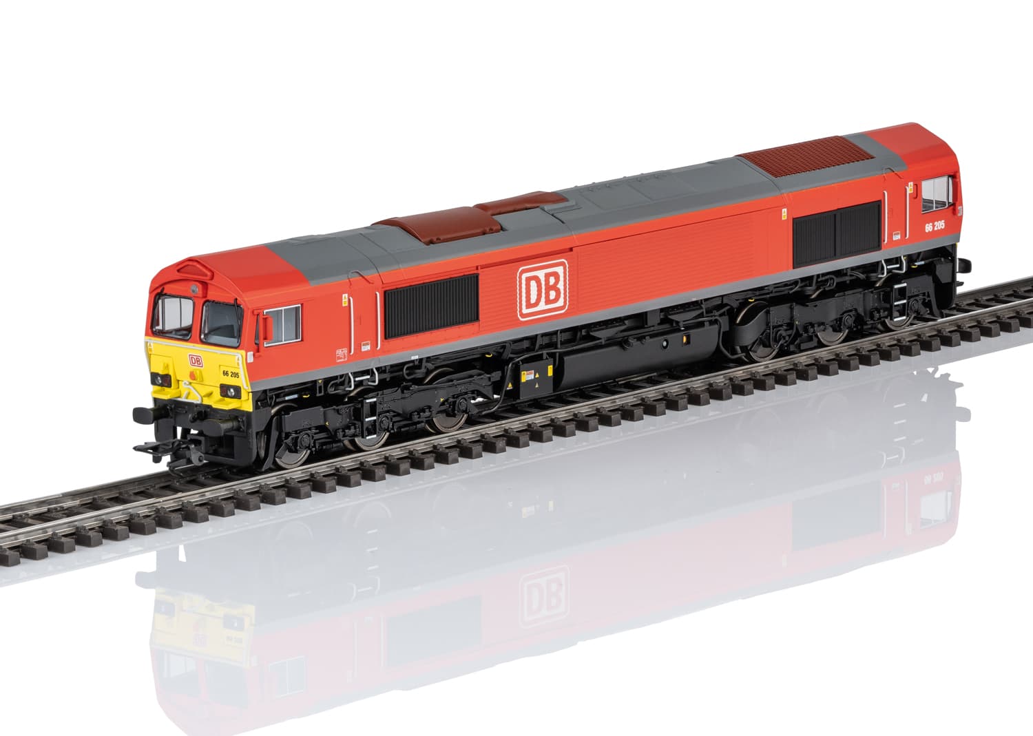 Trix 25265 H0 Diesellokomotive Class 66 DB Cargo UK Epoche VI mit Digital-Decoder, Sound und Rauchgenerator