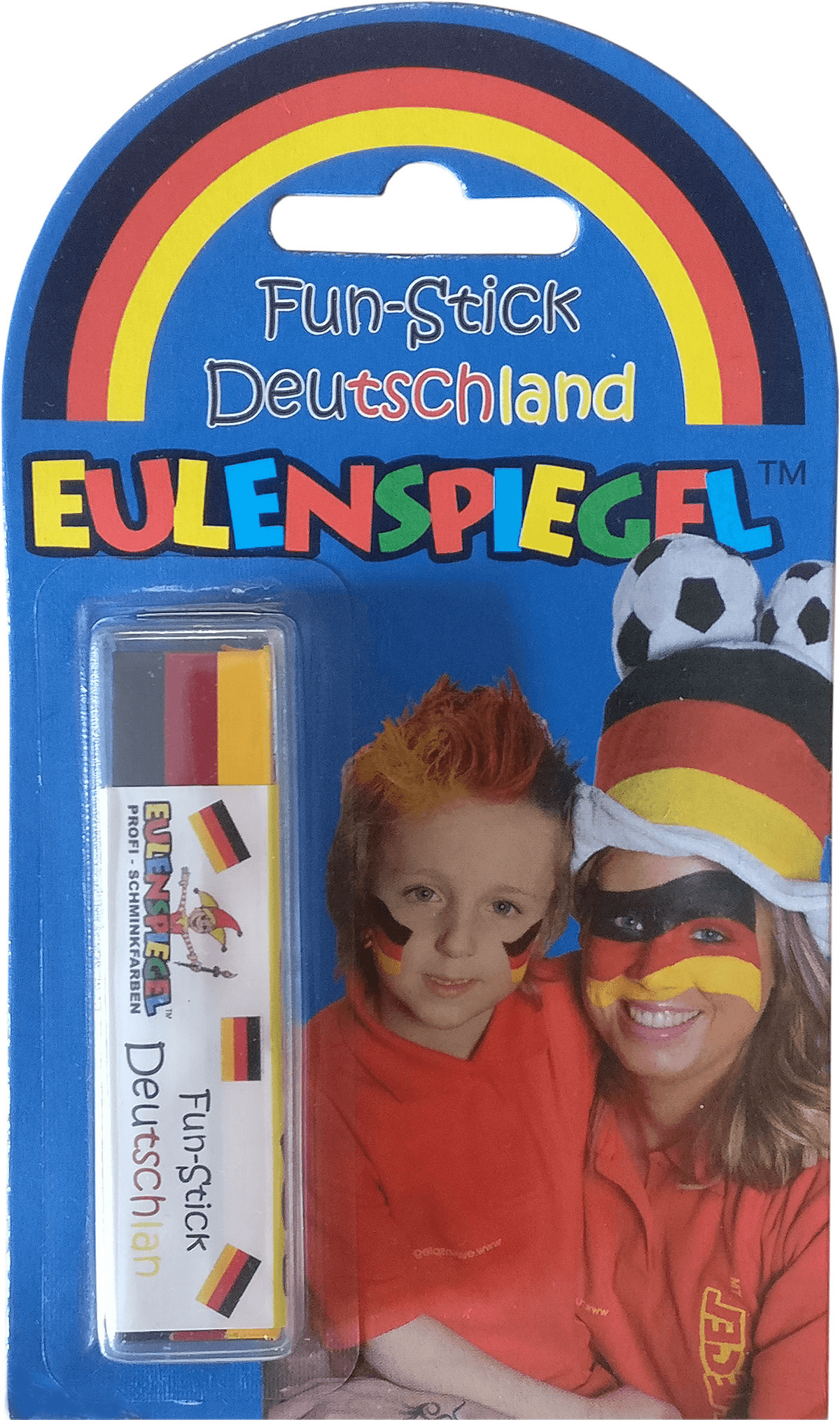 Eulenspiegel Fun-Stick (Schwarz/Rot/Gelb) Deutschland