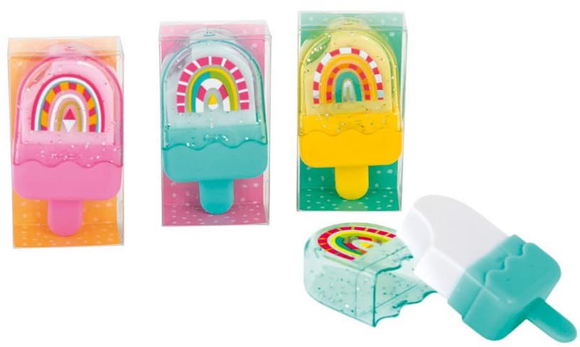 TRENDHAUS Radierer Eis am Stiel - Good Feeling sortiert