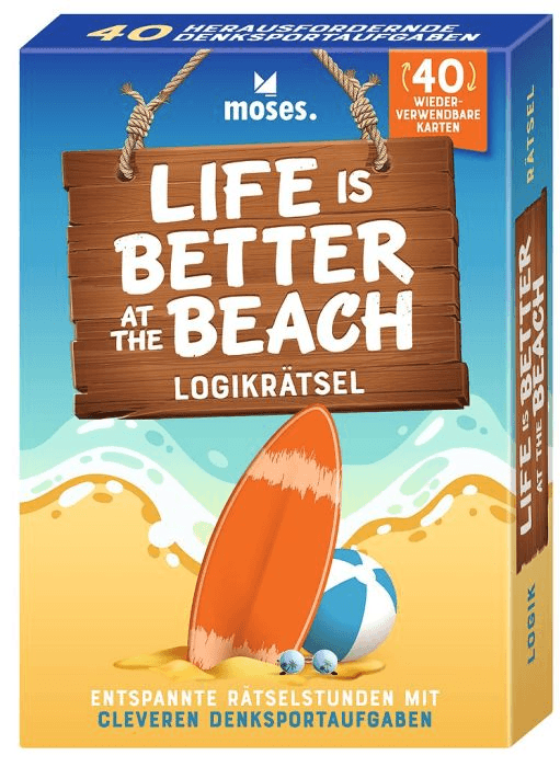 moses. - Life is better at the beach - Logikrätsel