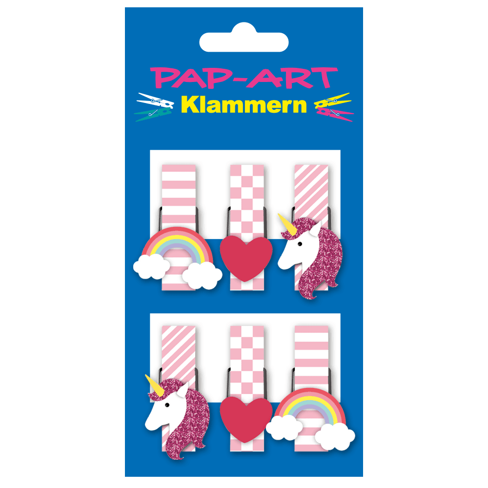 PAP-ART Holzklammern Tiere