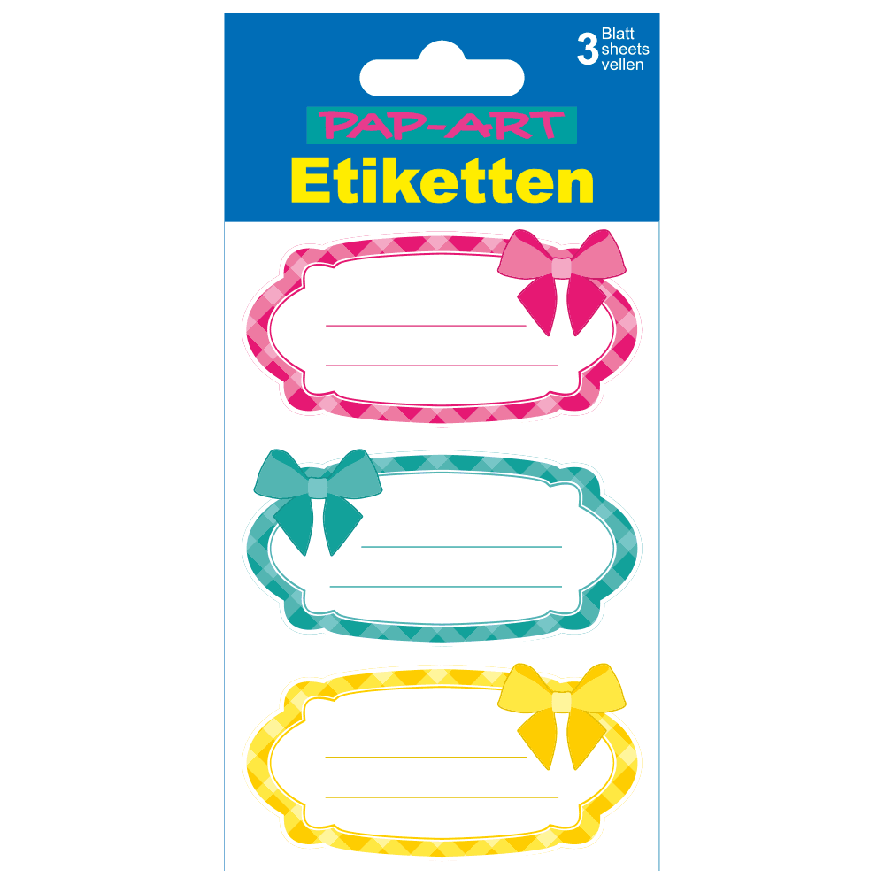PAP-ART Einmach-Etiketten Früchte 704-04