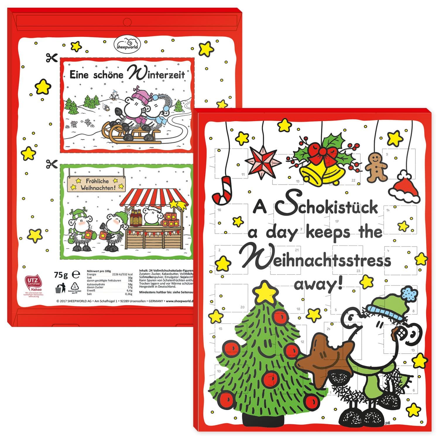 sheepworld Adventskalender »Weihnachtsstress«