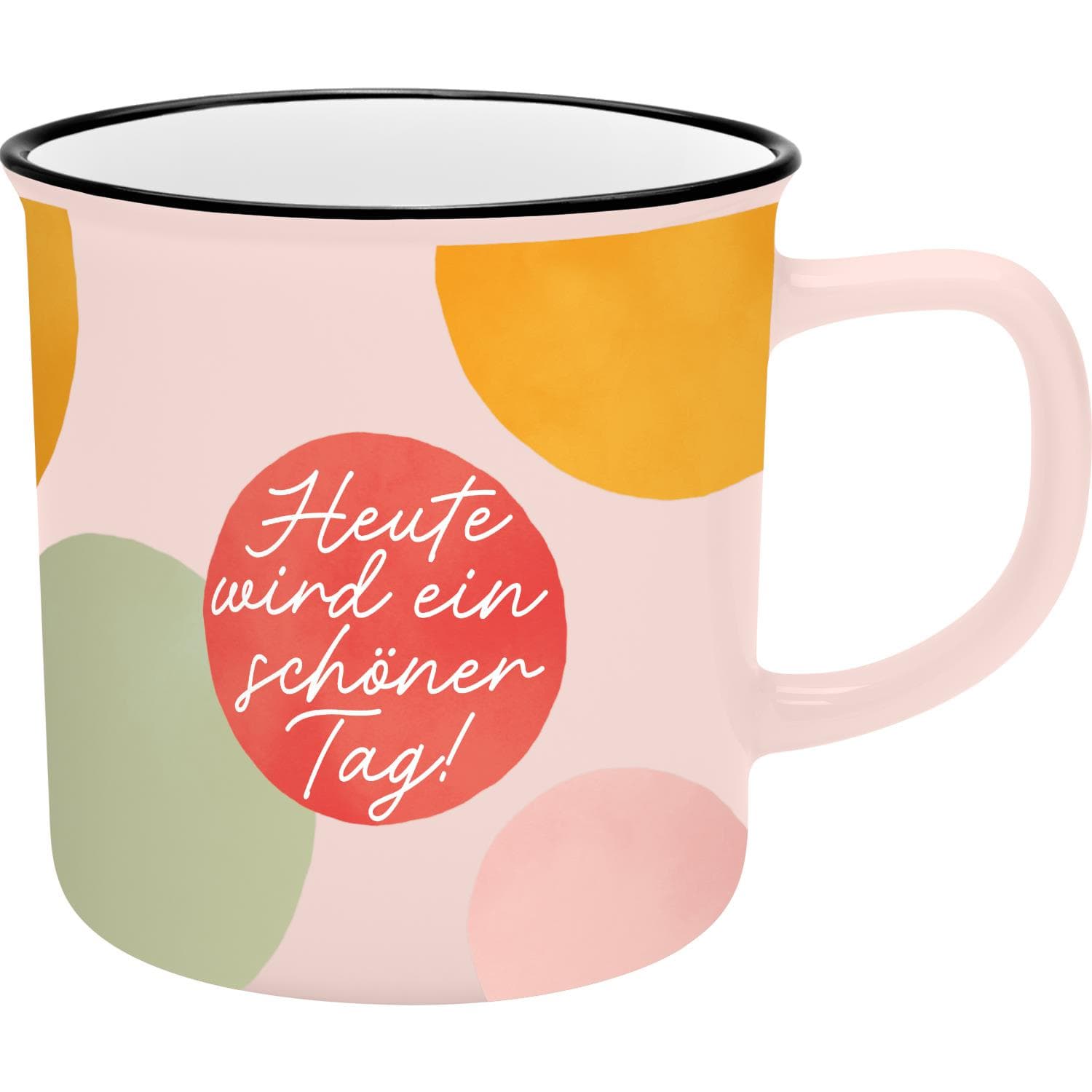 GRUSS&CO XL Becher »Heute wird ein schöner Tag!«